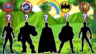 GAME PLAYING TEBAK GAMBAR TOP SUPERHERO I AVENGERS, IRONMAN HULK BATMAN CAPTAIN AMERICA, SPIDER MAN