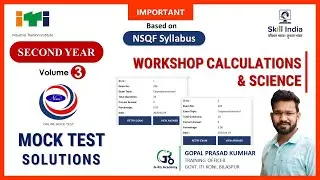 NIMI MOCK TEST || NIMI QUESTION || SECOND YEAR || WCS NIMI SOLUTION BY GOPAL SIR