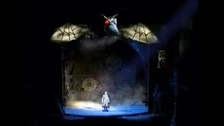Miniature Time Dragon Clock and Cyclone from Wicked the Musical