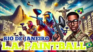 L.A. PAINTBALL  - TIRO, PORRADA E BOMBA - DRONE NO PAINTBALL 
