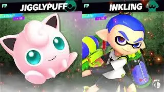 Super Smash Bros Ultimate Amiibo Fights Jigglypuff vs the World EX vs Inkling