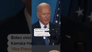 Joe Biden mistakenly calls Kamala Harris 'Trump' | REUTERS