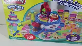 Making Cake and Icecream Play doh