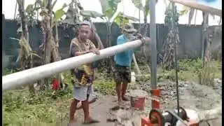 234th Construction of Deep Well Projects in Brgy Pance Ramos Tarlac .. Solar Submersible pump