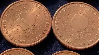 Netherlands 5 euro cent 2013 coins Unc 26.000.000