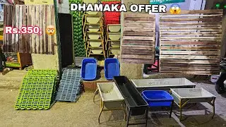 Feeders & PVC pallets & wooden pallets // MM GOAT FARM | IN HYDERABAD 