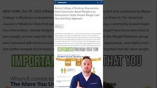 Research Shows This Can Lead to 8 Times More Weight Loss - Doctor Tip