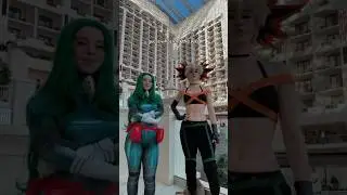 didn&rsquo;t know deku could move like that #myheroacadamia #cosplay