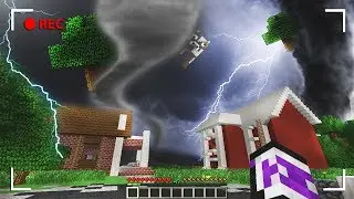 ¿¡TORNADO GIGANTE DESTRUYE MI CASA EN MINECRAFT!? | MINECRAFT TROLL