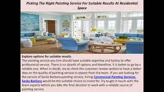 Residential Painting Services Santa Barbara | Commercial Painting Services Santa Barbara