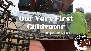 Unloading Our Very First Cultivator on Our New Trailer