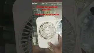chargeable fan and light available #light #fan #short