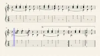 Helena Waltz - J. E. Agnew (fl. 1907) - Tablature