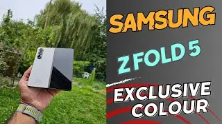 Galaxy Z Fold 5 Gray color unboxing & 1st look, Exclusive Colour, Beautiful colour combination
