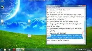 How to lock a folder without any software
