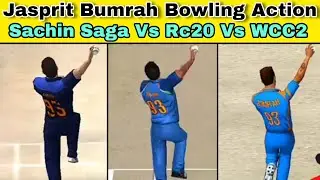 Jasprit Bumrah Bowling Action | Sscc Vs Rc20 Vs WCC2 | FewRen Gaming |