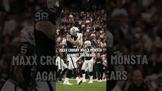 Maxx Crosby Against The Bears Highlights. He was an ABSOLUTE MONSTA!