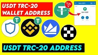 usdt trc-20 wallet address | how to get usdt tron network address