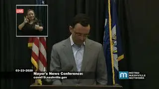 Nashville health officials give an update on the Safer at Home Order