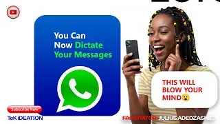 How To Dictate Text Messages: On WhatsApp