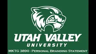 MKTG 3890 - Personal Branding Statement