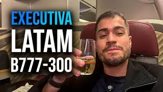 Como é voar na classe executiva de R$14.000 da Latam no B777-300
