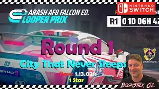 Asphalt 9 - Arash AF8 Falcon Looper Prix - Round 1 - 1 Star - City That Never Sleeps - 1.13.021s