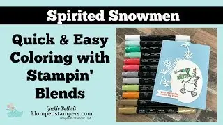 Easy Coloring With Stampin' Blends