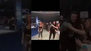 Fan moment for Roman reigns by marina menounos