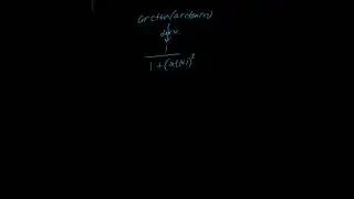derivative arctan(arctan(x)) = answer using chain rule // tan^(-1), tan inv #Shorts