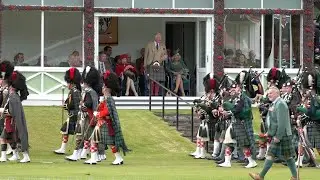 King Charles & Queen Camilla attend 2023 Braemar Gathering Highland Games in Deeside Scotland