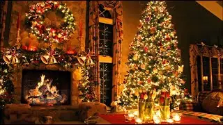 6 Hours Best Classic Christmas Music with Fireplace 🌟 Nat King Cole, Bing Crosby, Frank Sinatra