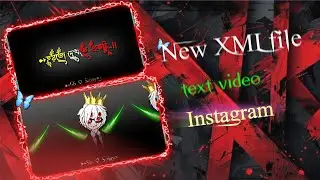 NEW TEXT EFFECT || LYRICS || Attitude XML FILE ||INALIGHT MOTION ||NEW BLACK SCREEN
