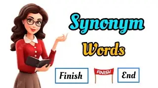 30 synonym words in english | with picture & american pronunciation