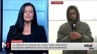 Montée des eaux de l’oued Sebou : le point sur la situation avec l'envoyé spécial de MEDI1TV