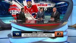 NHL Tonight:  Shea Weber chat:  What if Predators didn`t match Weber`s offer sheet   Aug 14,  2019