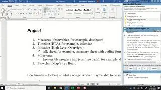 JasperActive Word 2019 Lesson 3: Organizing List Information Part 1