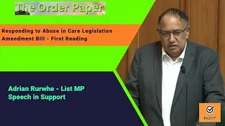 Adrian Rurawhe on the Responding to Abuse in Care Legislation Amendment Bill - First Reading