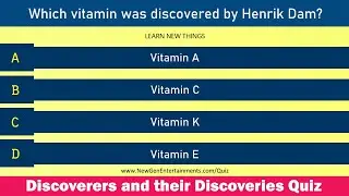 Discoverers & their Discoveries Quiz | 30 General Knowledge Questions For Competitive Exams | MCQ