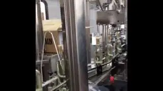Mobile bottling line at Eaglefire Winery