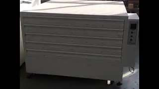 Screen drying cabinet and screen printing exposure machine