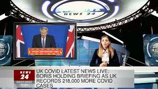 UK Covid latest news LIVE: Boris holding briefing as UK records 218,000 more Covid cases