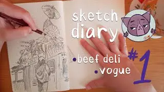 beef deli ● vogue ● sketch diary #01 🤓💕