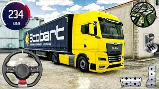 New American Truck Cargo Trailer Driving 2026- Transporter Delivery Truck Simulator Android GamePlay