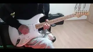 Guitar Jam . Groovy Blues in E minor (Fender Guitar + Fender Amp D900)