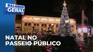 Passeio Público abre as portas para o Natal: carrossel e trenzinho continuam até 6 de janeiro