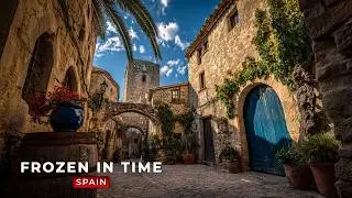 Medieval Spain 🇪🇸 | 1000-Year-Old Village | Peratallada 4K Walking Tour