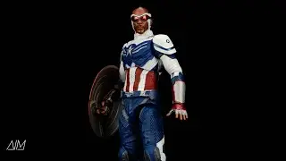 Marvel Select The Falcon and The Winter Soldier: Captain America Unboxing & Review - 4K