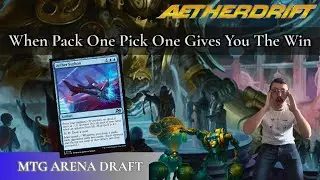 When Pack One Pick One Gives You The Win // Aetherdrift Draft // MTG Arena