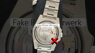 Wie man ein Fake Rolex Uhrwerk erkennen kann! Kaliber 3135 / 3035 #rolex #watchcheck #submariner